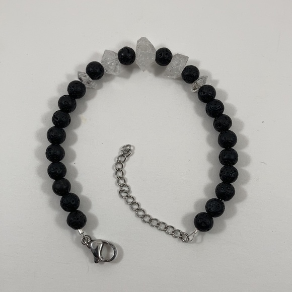 Herkimer Diamond Moon Phase Bracelet - Picture 5 of 6